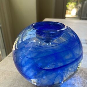 KOSTA BODA ‘Blue Moon’ Vase/Candleholder